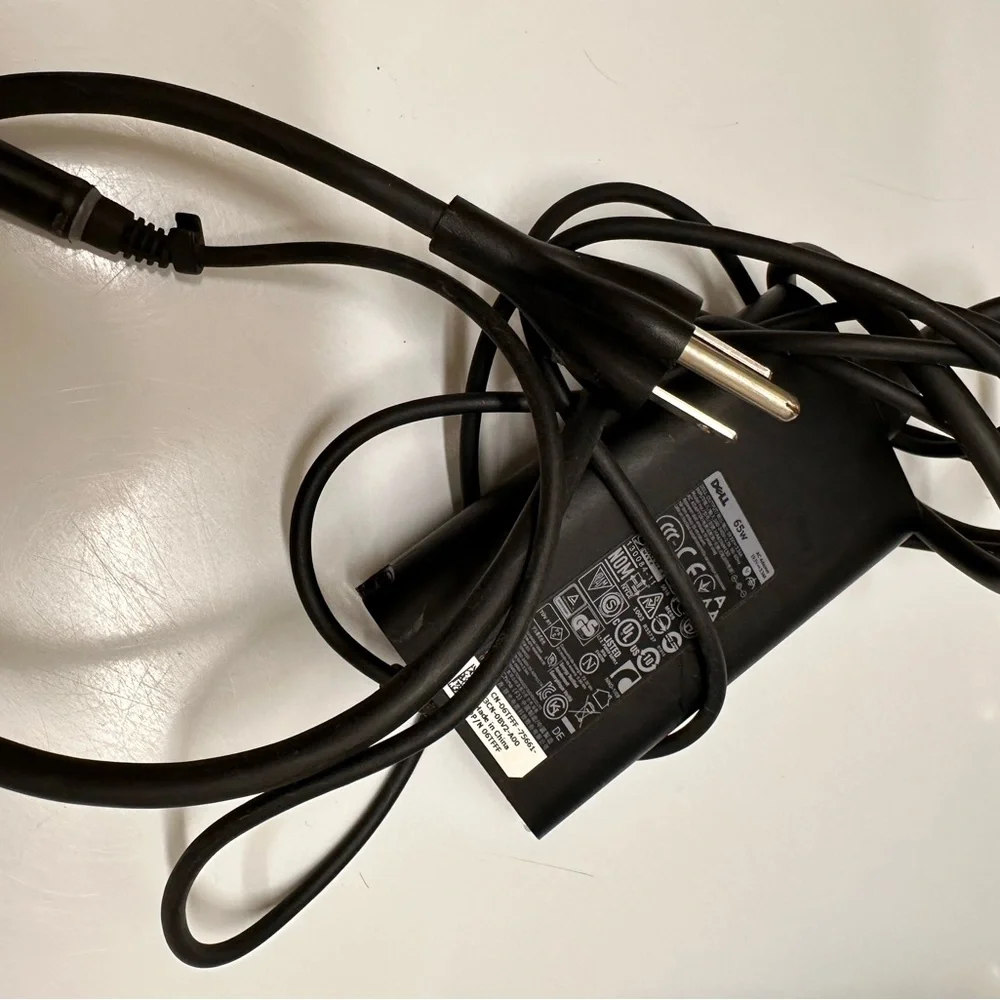 Dell laptop charger 65w ac adapter
